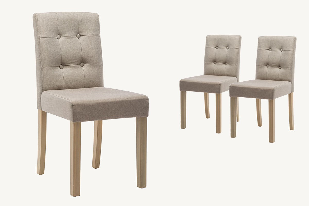 Sillas H.E.R. en Beige – Pack de 2 ✨