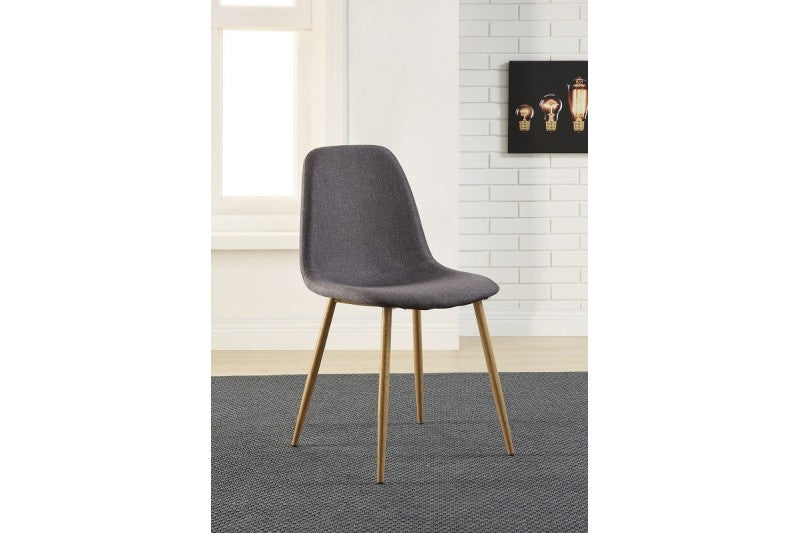 Conjunto de 4 sillas Pablo tapizadas en gris ✨🪑