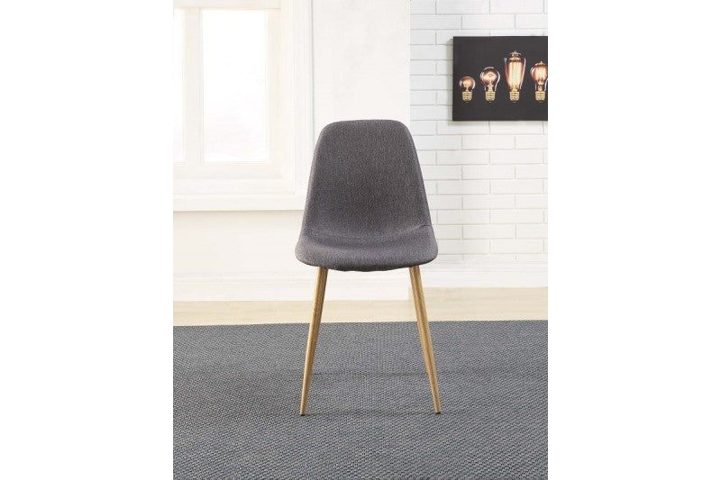 Conjunto de 4 sillas Pablo tapizadas en gris ✨🪑