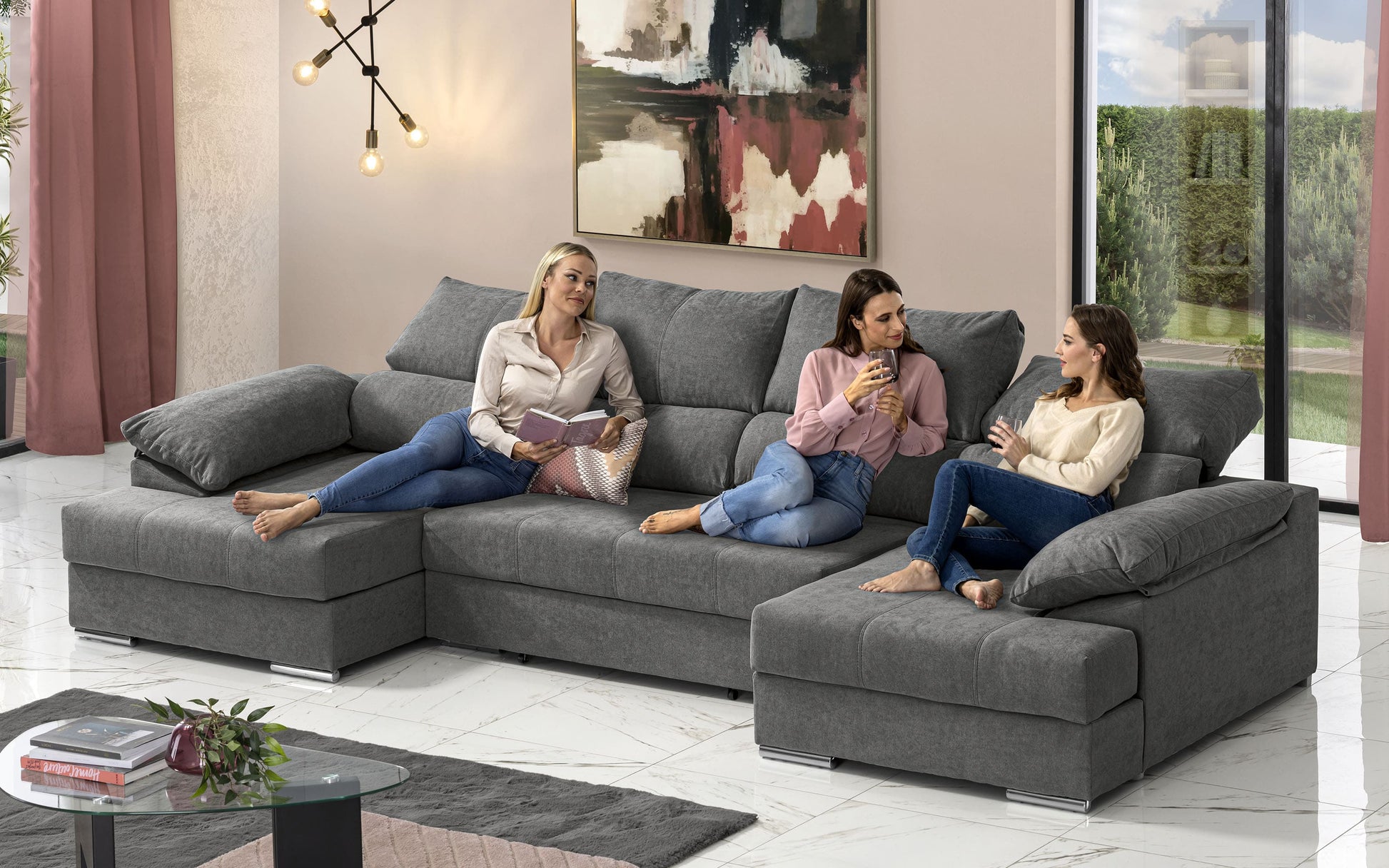 Sofá cama TOKIO 340 CM