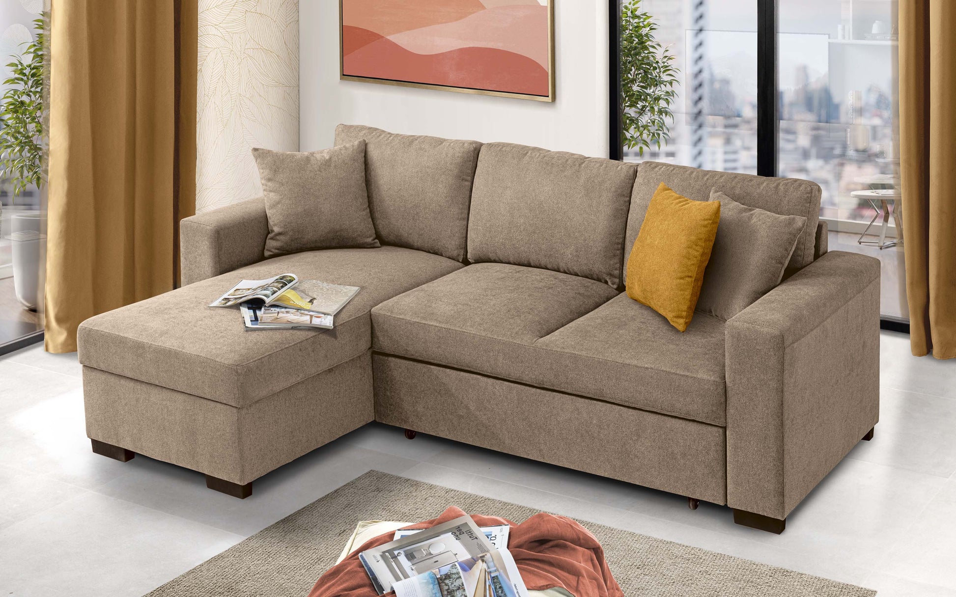 Sofá cama City 231 cm