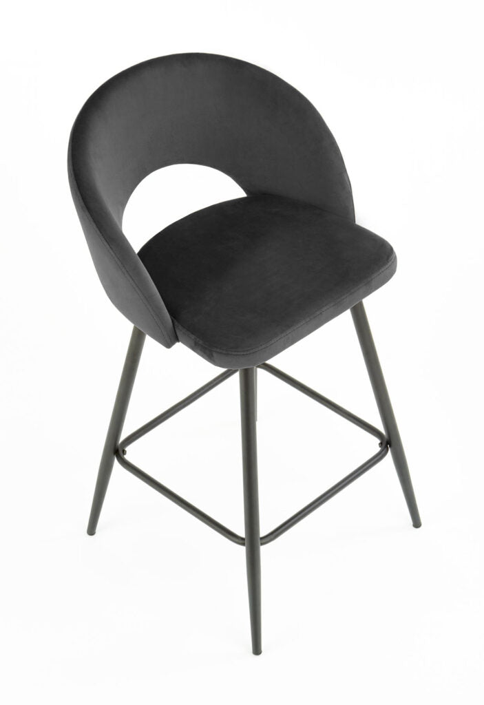 “Seraphine Vellauria” – Silla Alta Negra 🖤🌑