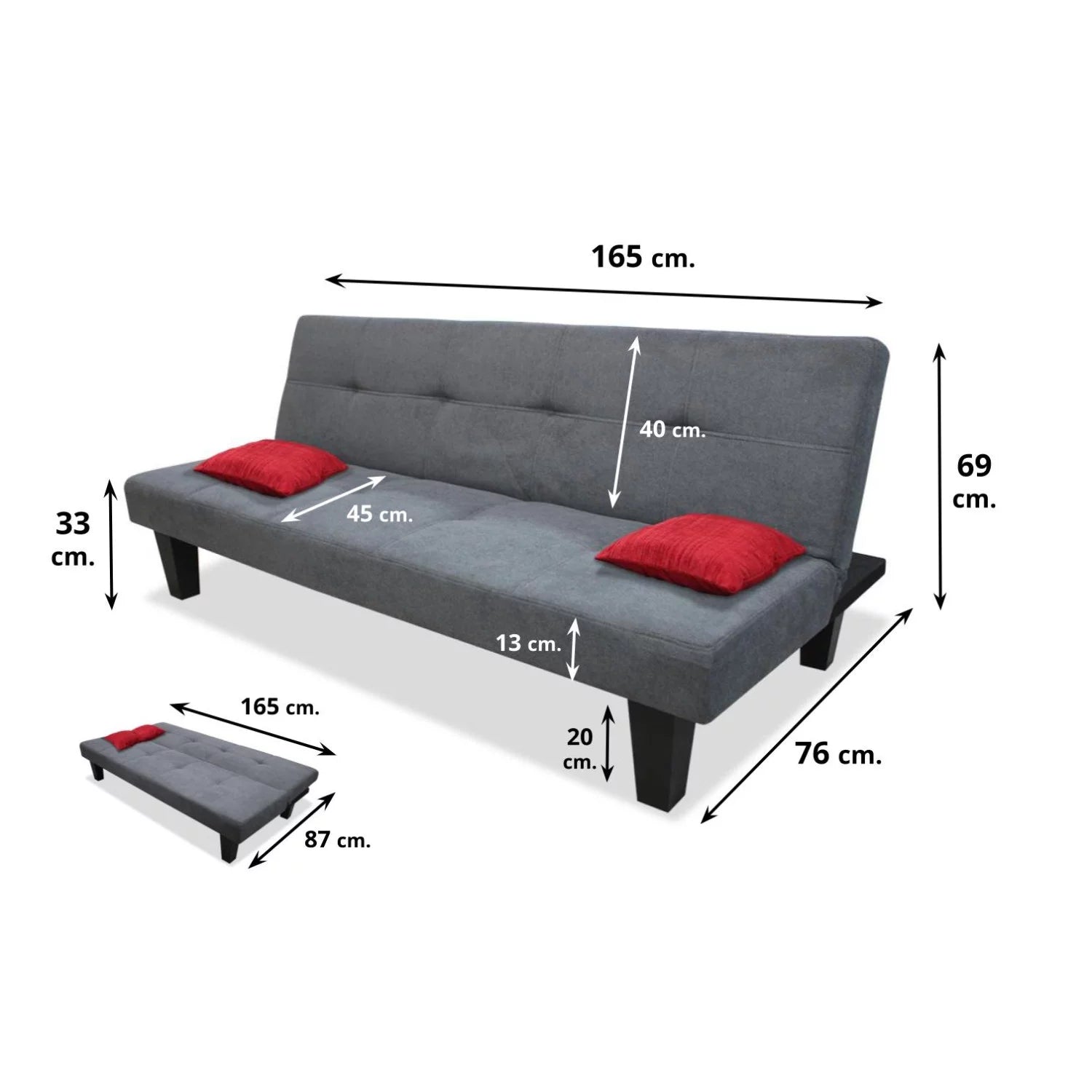 Sofá cama clic clac HARRY