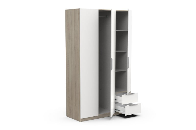 Armario 3 Puertas 2 Cajones WORLD 120