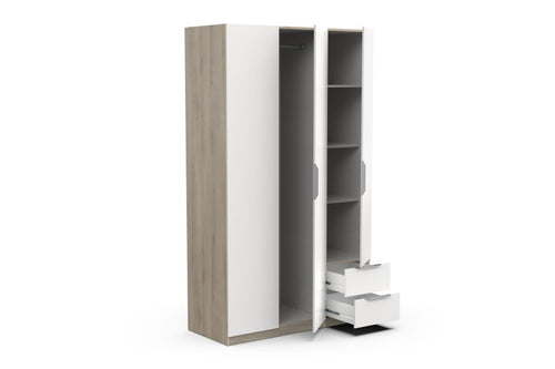 Armario 3 Puertas 2 Cajones WORLD 120