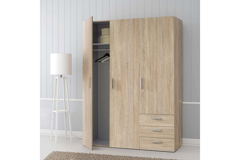 Armario 3 Puertas y 3 Cajones VEGAS