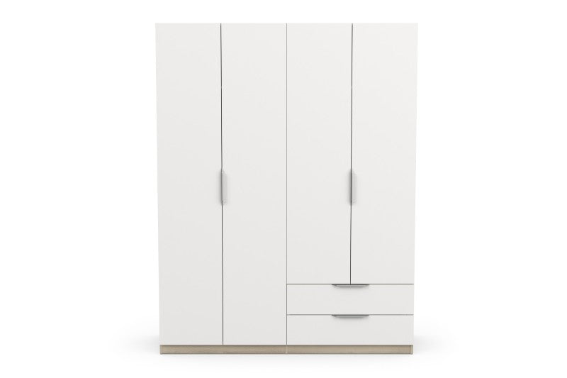 Armario 4 Puertas y 2 Cajones WORLD – Roble