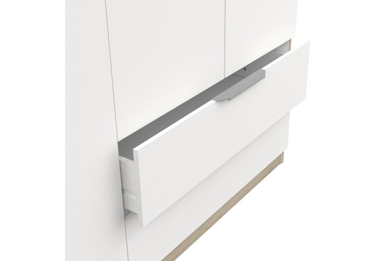 Armario 4 Puertas y 2 Cajones WORLD – Roble