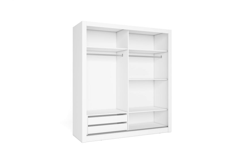 Armario MERLIN 182x200 Blanco Mate