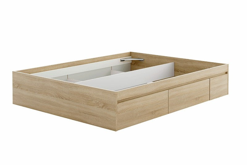 Cama de Matrimonio BRUNO Roble Canadiense 150x190