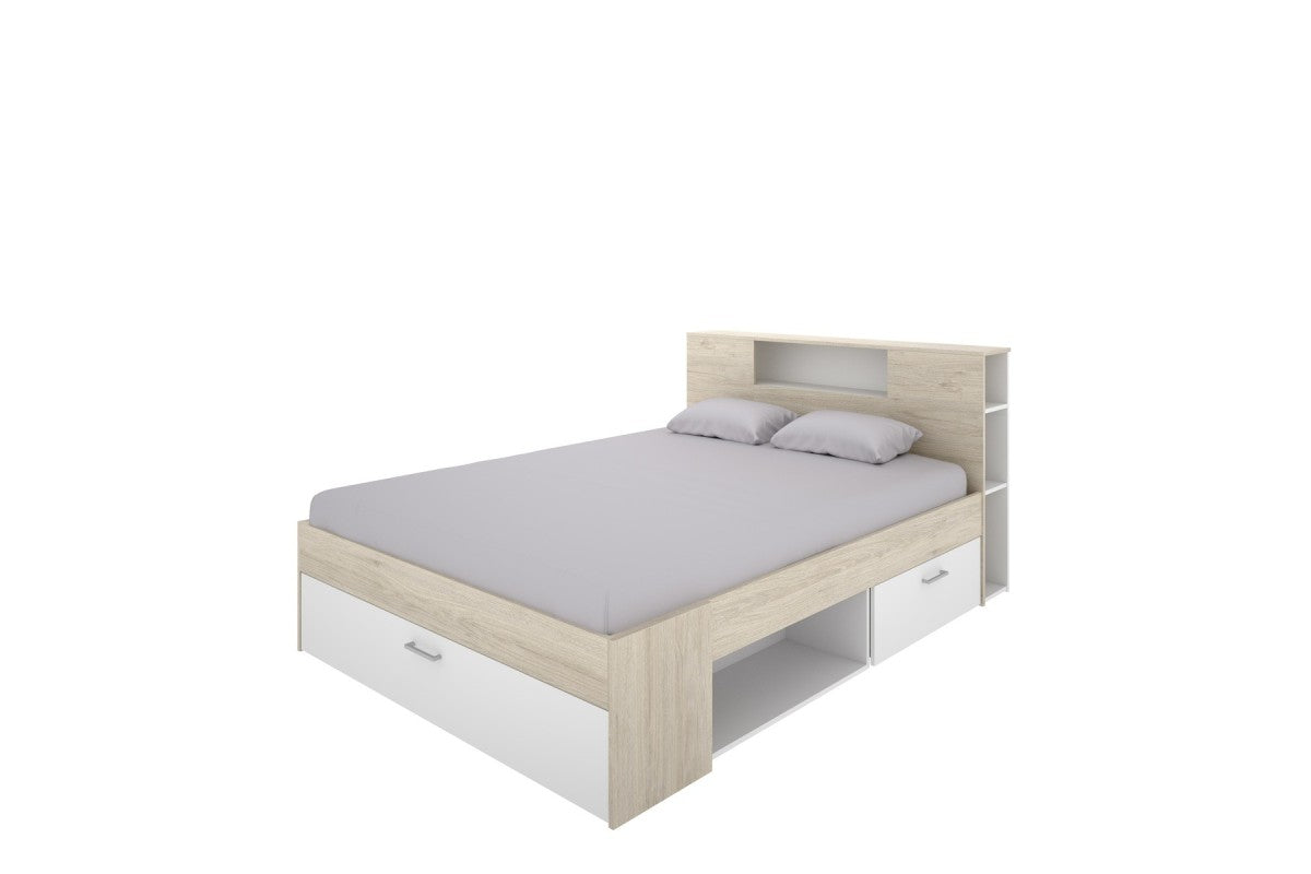 Cama compacta MERCEDES 150 Natural/Blanco