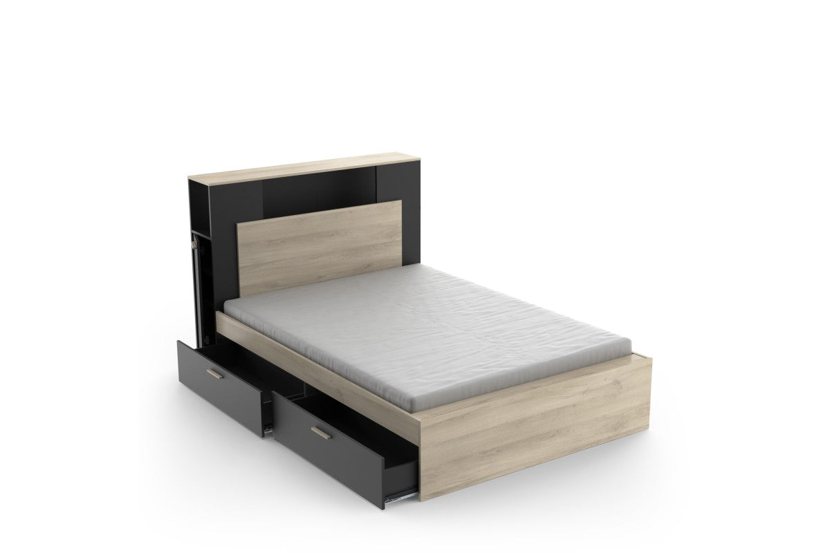 🛏️✨ Cama Compacta KARLA 140x190/200