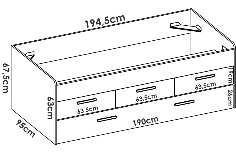 🛏️✨ Cama Doble Juvenil ARIEL