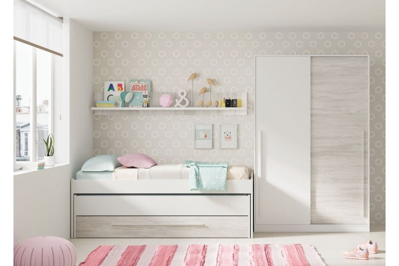 🛏️✨ Cama Juvenil Doble MILLY