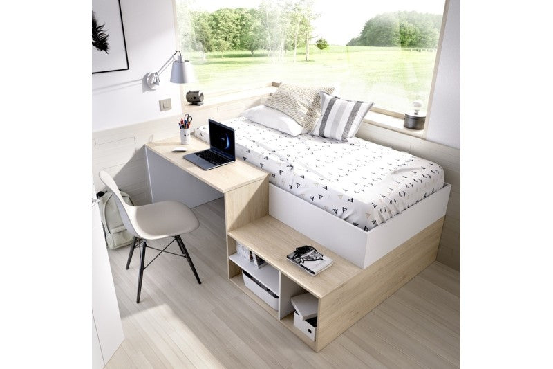 🛏️ Cama Compacta LUKKA 90x190