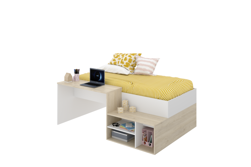 🛏️ Cama Compacta LUKKA 90x190