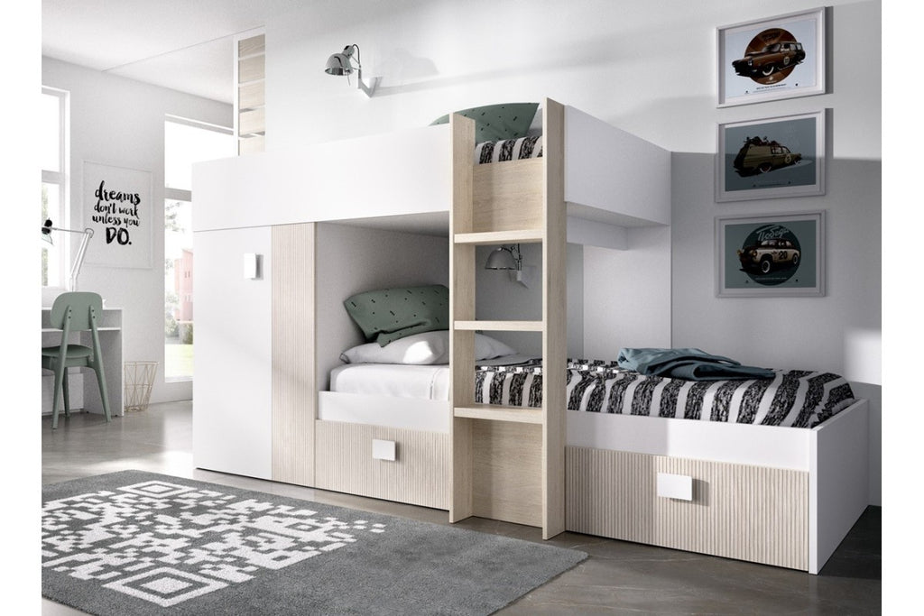 🛏️🌿 Cama Tren Juvenil KALMA