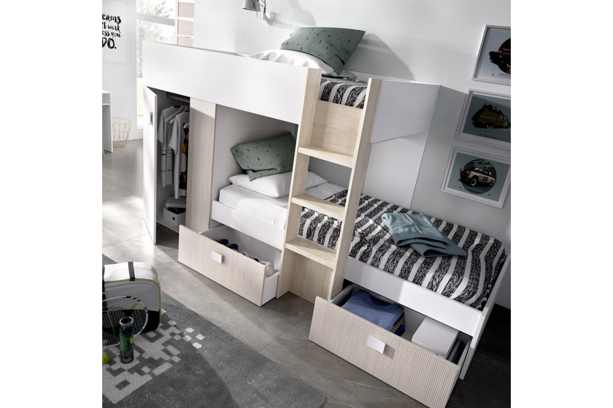 🛏️🌿 Cama Tren Juvenil KALMA