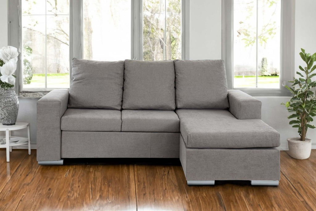 Chaiselongue ELEANOR Gris 207 cm