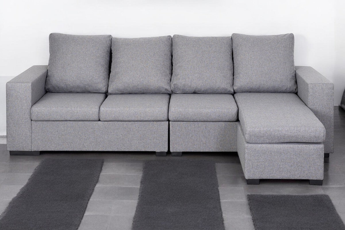 Chaiselongue ANTONIO Gris 240 CM