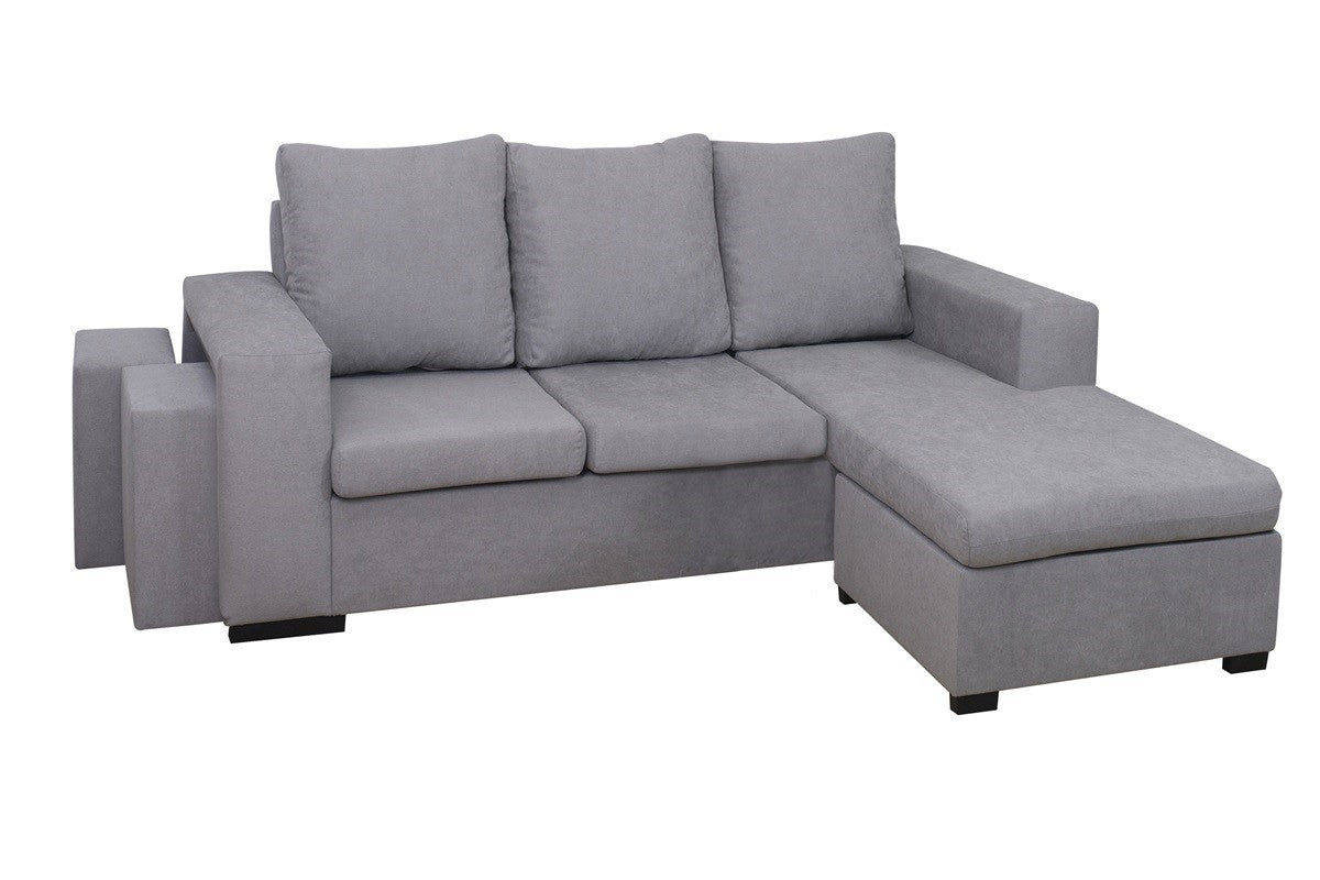 Chaiselongue DIANA Gris 191 cm