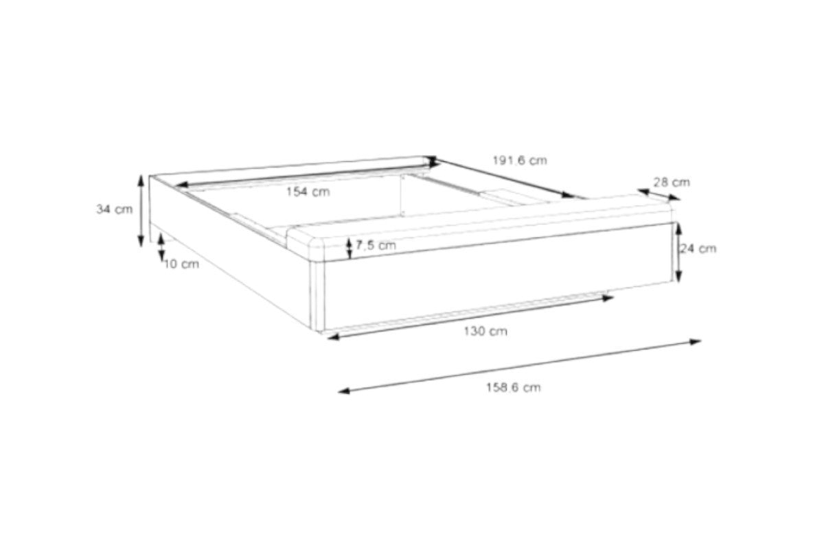 Dormitorio ROSIE (Con Bañera Canapé y Banco con Arcón)