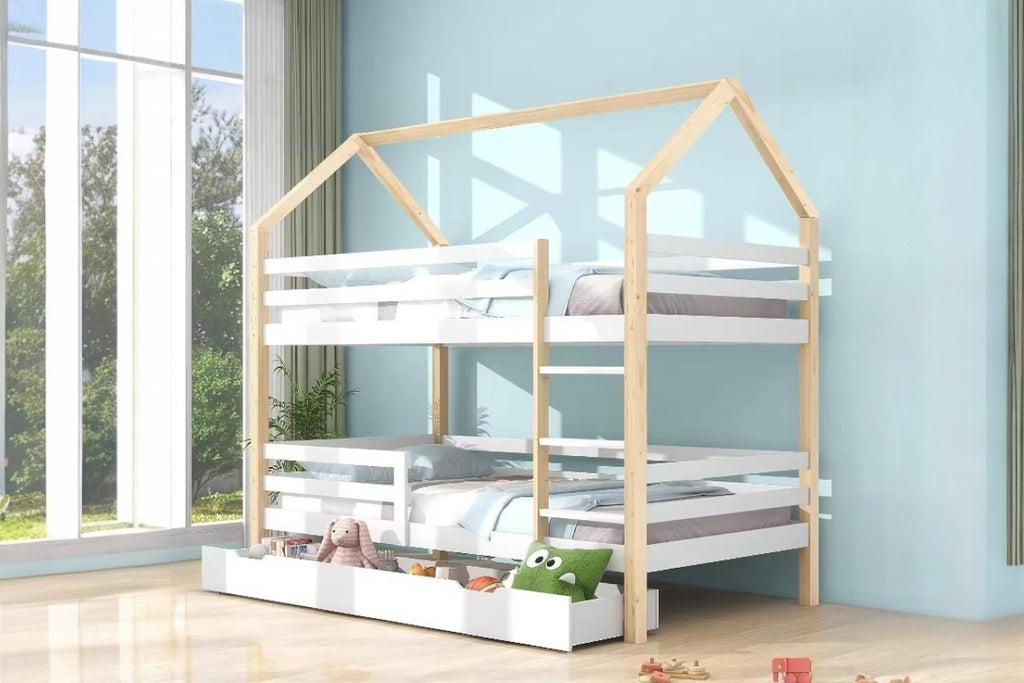 🛏️✨ Litera Infantil SKÖG con Cajón