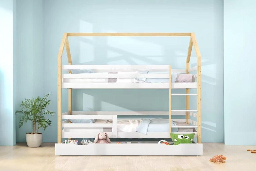 🛏️✨ Litera Infantil SKÖG con Cajón
