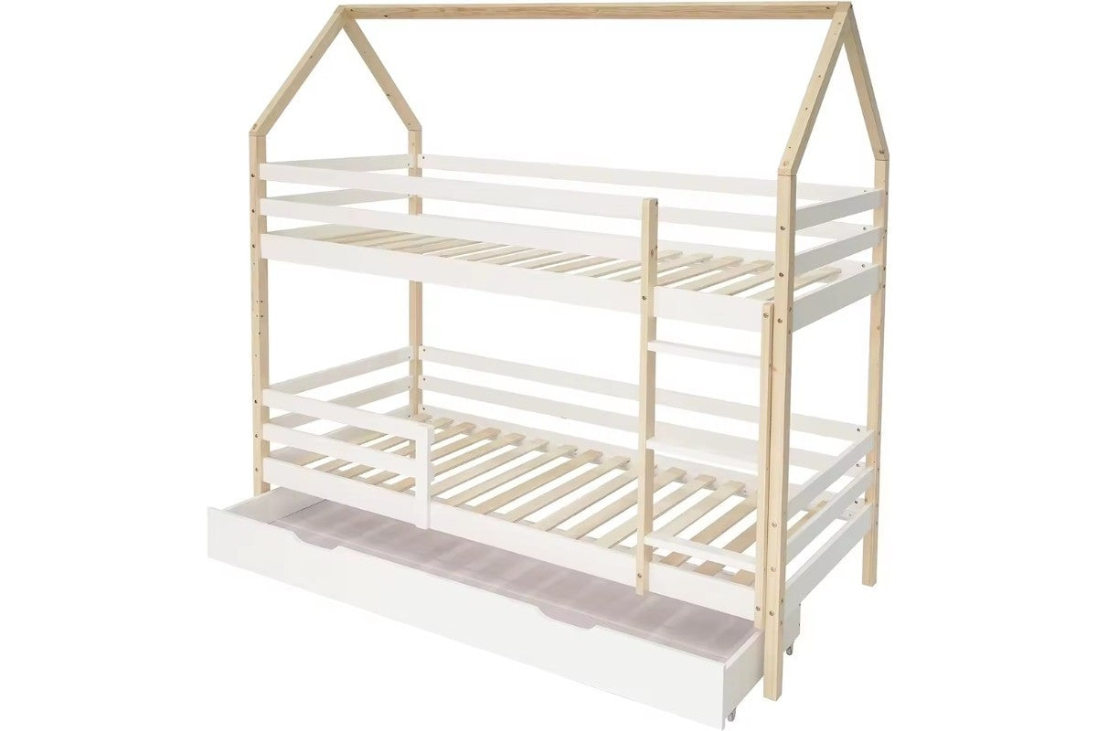 🛏️✨ Litera Infantil SKÖG con Cajón