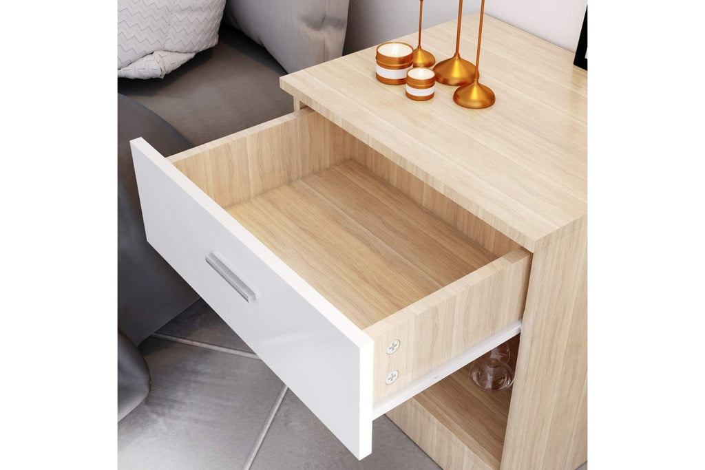 mesita SHELDON 1 Cajón 1 Hueco