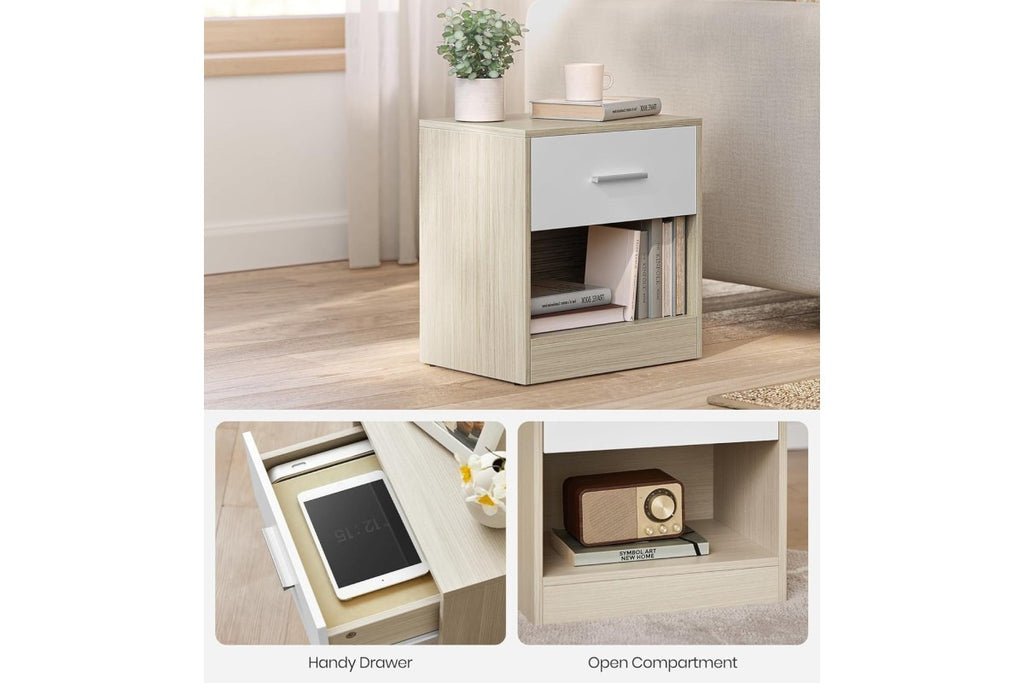 mesita SHELDON 1 Cajón 1 Hueco