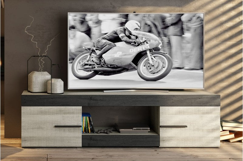 🧡🖤 Mueble de Salón TV OSLO 180 con LED