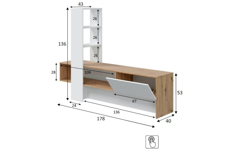 🖥️ Mueble de Salón TV ZENNA