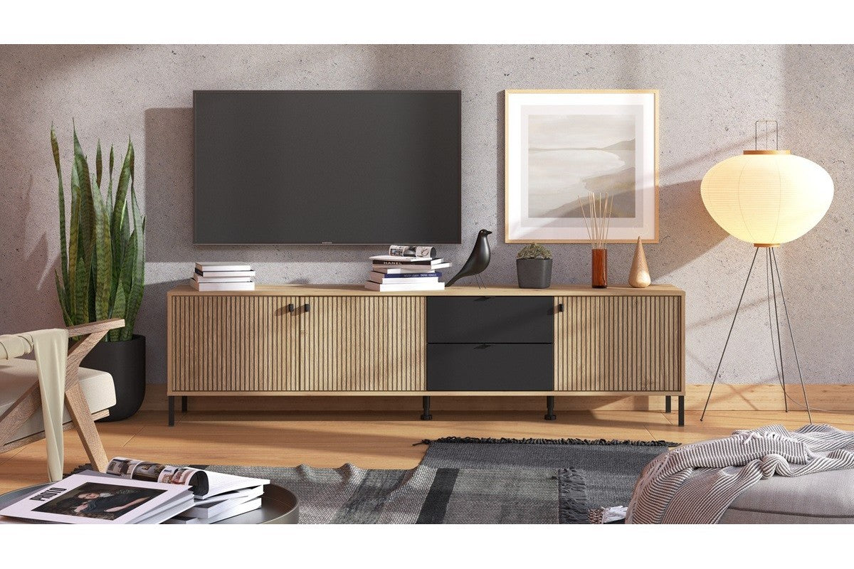 Mueble de Salón TV BRIXTON 🖤✨