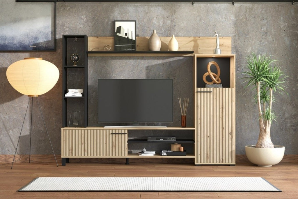 Mueble de Salón TV AVIGNON 🖤✨