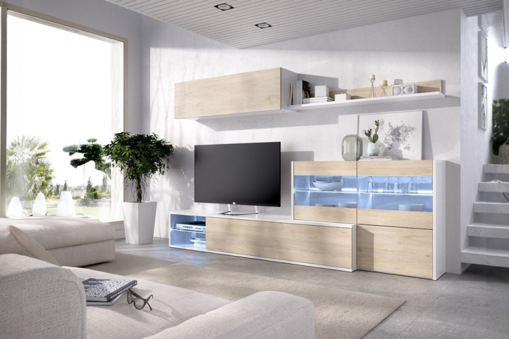 Mueble de Salón Modular ZARIFA con LED 💡✨