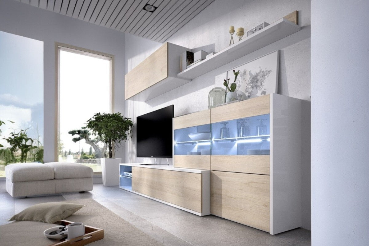 Mueble de Salón Modular ZARIFA con LED 💡✨