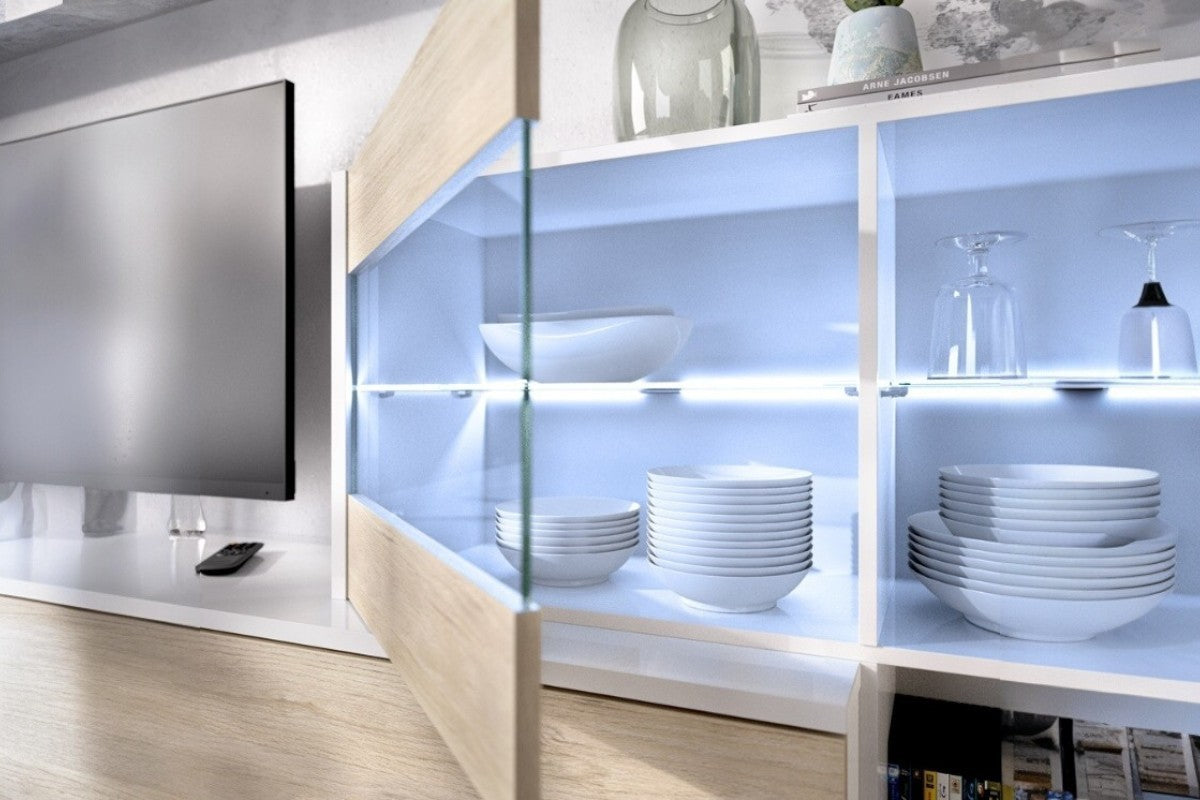 Mueble de Salón Modular ZARIFA con LED 💡✨