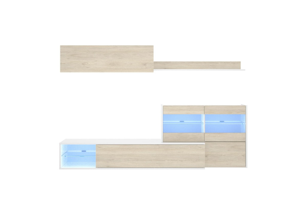 Mueble de Salón Modular ZARIFA con LED 💡✨