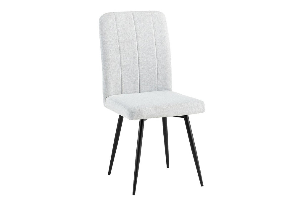 Set de 4 sillas Malu en gris claro🪑🌫️