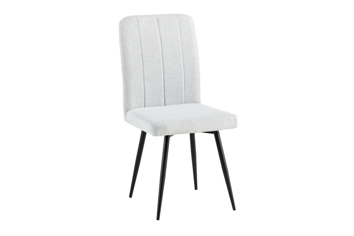 Set de 4 sillas Malu en gris claro🪑🌫️