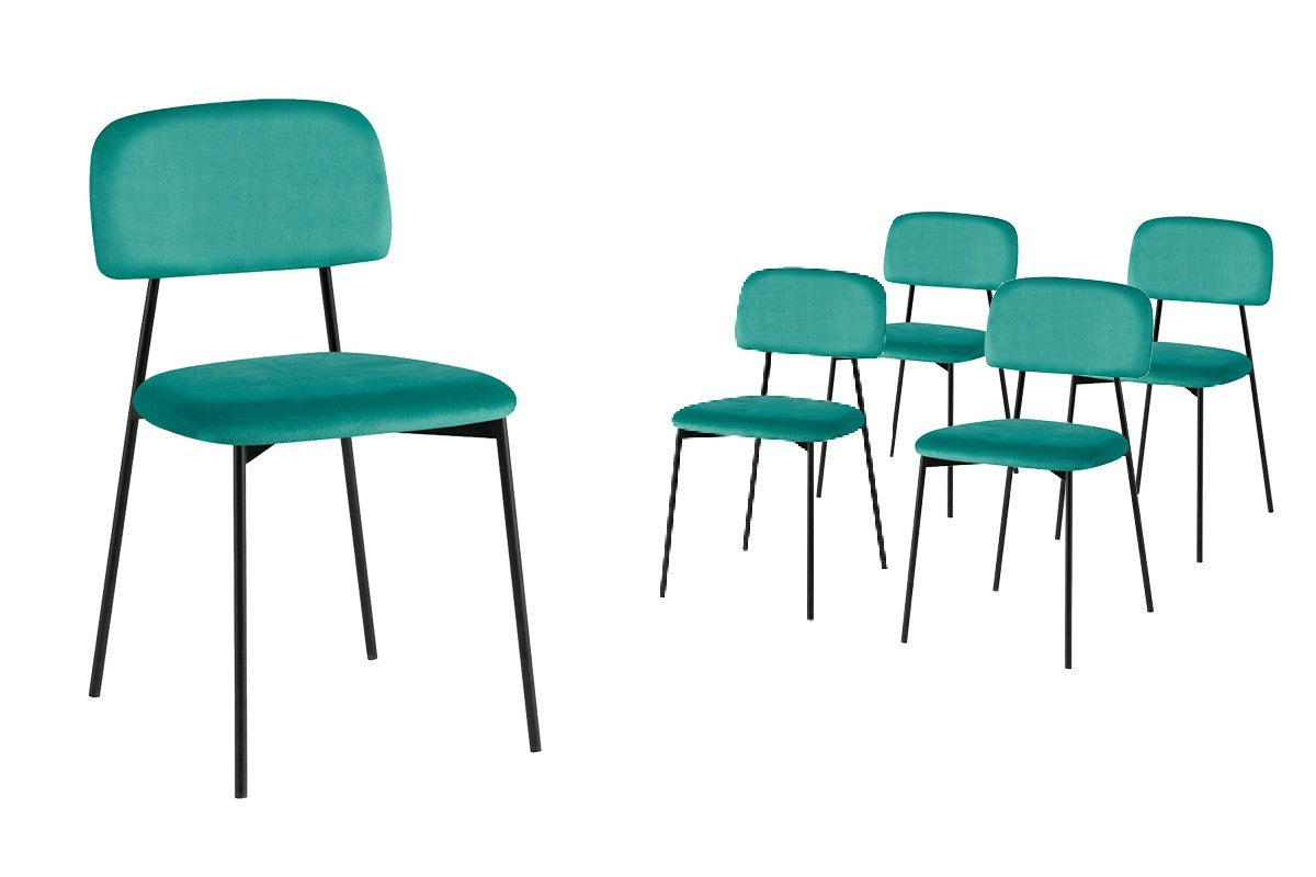 Sillas Jazmine – Pack de 4 en verde vibrante 🍃