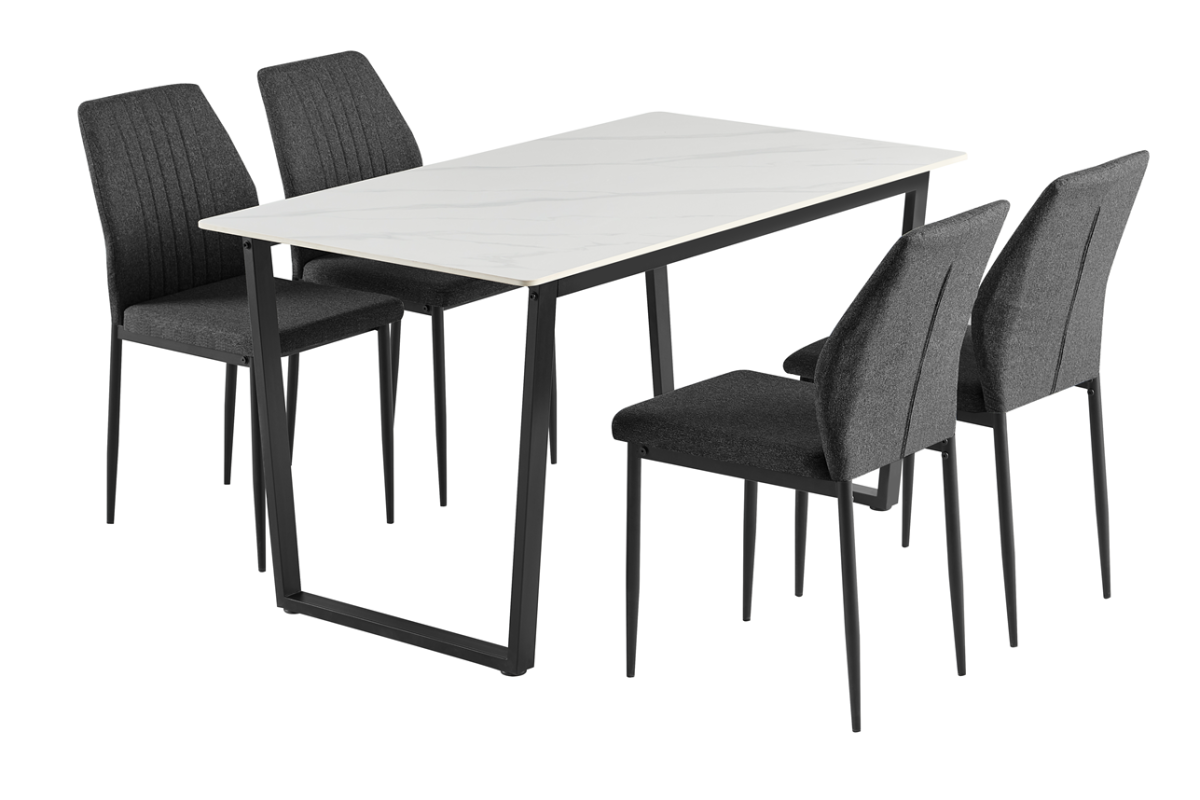 Sillas The Weeknd en Gris Oscuro – Pack de 4 ✨