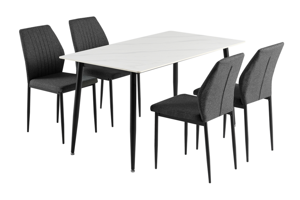 Sillas The Weeknd en Gris Oscuro – Pack de 4 ✨