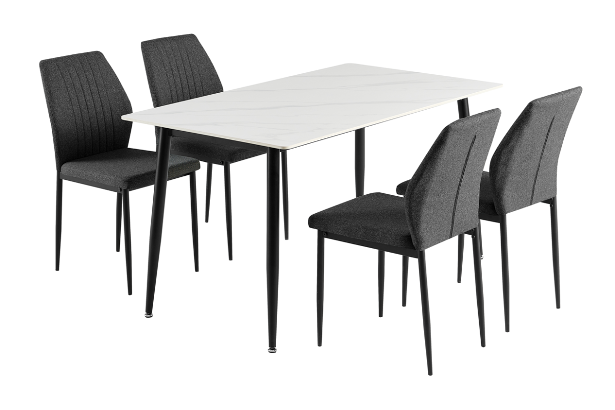 Sillas The Weeknd en Gris Oscuro – Pack de 4 ✨