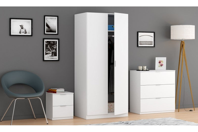 Pack AHORRO Armario + Mesita + Cómoda MIREIA