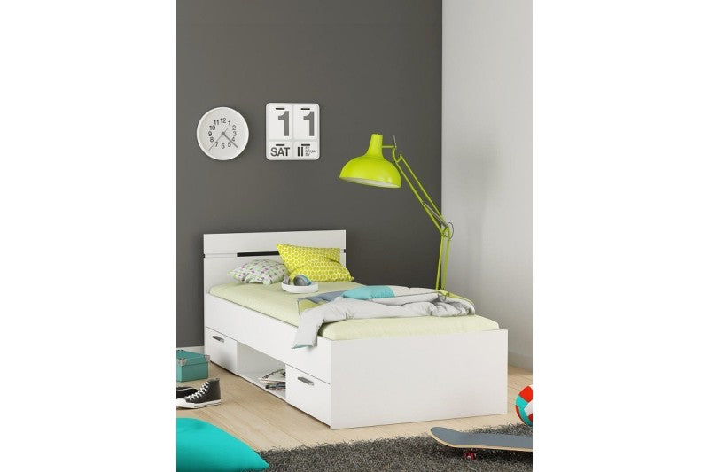 💤 Pack Completo de Descanso BOHEMIA (90x200 cm) · Cama con Cajones + Somier + Colchón Visco Smart 🛠️💥