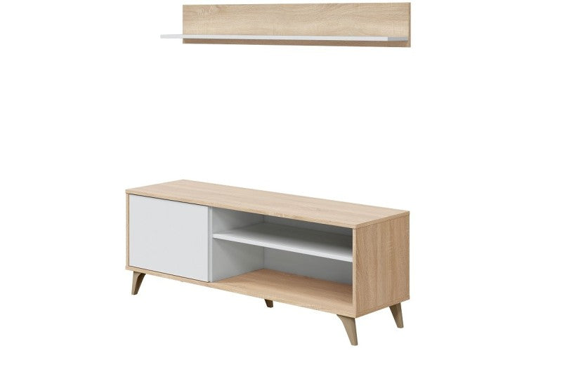 🛋️ Pack Salón TV + Vitrina TAMAZI 🌍✨