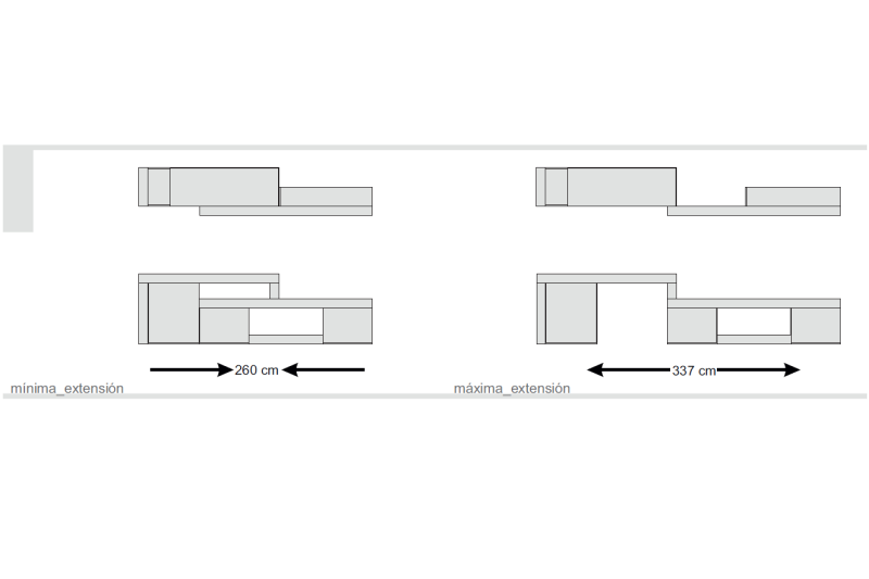 🛋️ Mueble de Salón Modular LAMU Extend 2