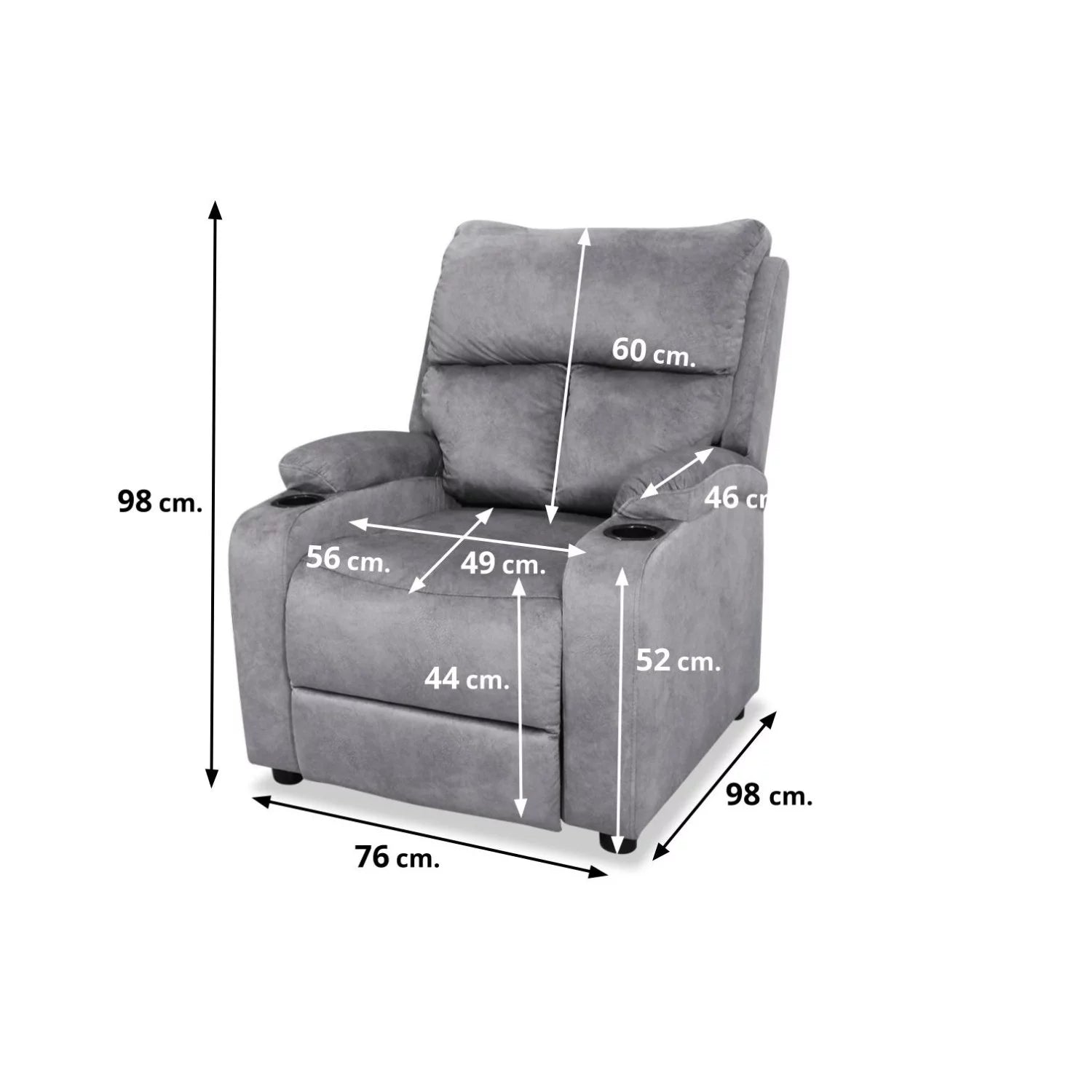 Sillón Reclinable Manual ALEJANDRA